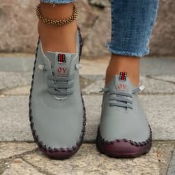 Spring and Summer 2024 Newsoft-soled Roman Breathable Retro Stitching Muffin Bottom plus Size WOMEN'S Shoes Single
