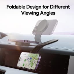 Baseus Magnetic Car Phone Holder Stand Foldable Telephone Support Mount for Iphone 12 13 14 Pro Max