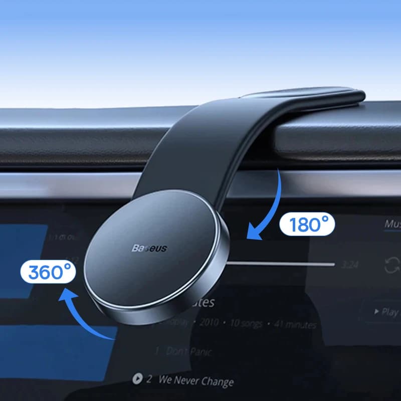 Baseus Magnetic Car Phone Holder Stand Foldable Telephone Support Mount for Iphone 12 13 14 Pro Max