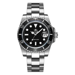 ADDIESDIVE Stainless Steel Watch Men's European and American Business Leisure Quartz Watch Waterproof Outdoor Sports Watch