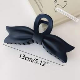 Large Black Hair Clip for Women Fashion French Elegant Hairgrips Korean Letter Hair Claw Clips Girls Hairpins Hair Accessories