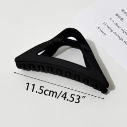 Large Black Hair Clip for Women Fashion French Elegant Hairgrips Korean Letter Hair Claw Clips Girls Hairpins Hair Accessories