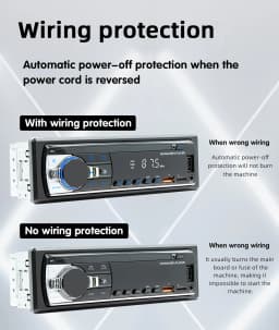 Car Radio Stereo Player Digital Bluetooth MP3 Player JSD-530 520 60Wx4 FM Audio Stereo Music USB/SD with In Dash AUX Input