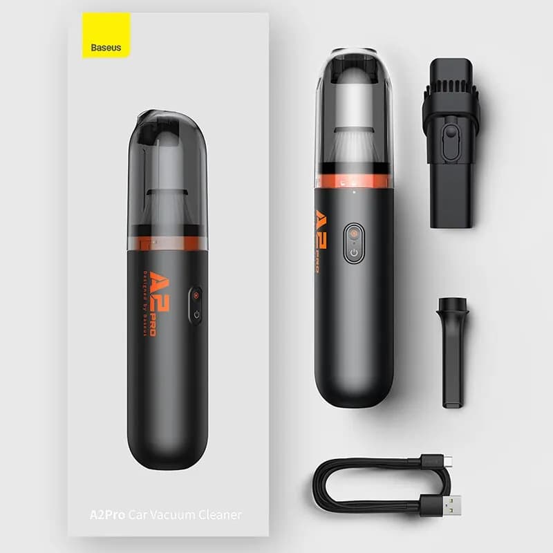 Baseus Car Vacuum Cleaner Mini Handheld Auto Vacuum Cleaner 6000Pa Powerful Suction Blow & Vacuum 2 In1 For Home & Car & Office