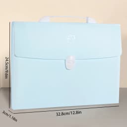 13 Pockets A4 Size Expanding Wallet File Folder Paper Document Storage Organ Bag Holder Office School Organizer