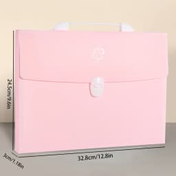 13 Pockets A4 Size Expanding Wallet File Folder Paper Document Storage Organ Bag Holder Office School Organizer