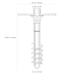 1pc Beach Umbrella Sand Anchor Plastic Camping Grassland Umbrellas And Terrace Bases For Parasol Beach Garden Furniture Tools