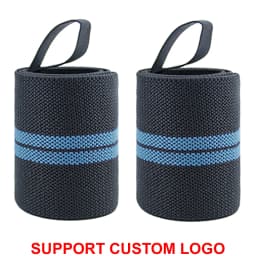 1 Pair Wristband Wrist Support Brace Straps Extra Strength Weight Lifting Wrist Wraps Bandage Fitness Gym Training Custom Logo