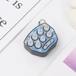 1pc Toys Whack A Mole Game Decompression Toy Keychain, Kids Simple Fingertip Toy