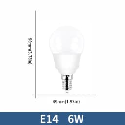 6pcs LED Bulb Lamps AC220V  E27 E14 3W 6W 9W 12W 15W 18W 20W  Lampada  Bombilla  Living  Room For Home Luminair