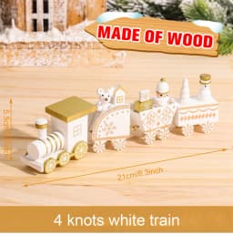 Christmas Train Merry Christmas Decorations For Home 2024 Cristmas Ornament Xmas Navidad Noel Gifts Happy New Year 2025 Gifts