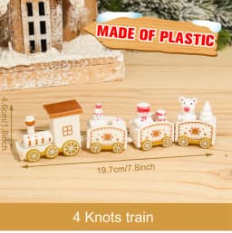 Christmas Train Merry Christmas Decorations For Home 2024 Cristmas Ornament Xmas Navidad Noel Gifts Happy New Year 2025 Gifts