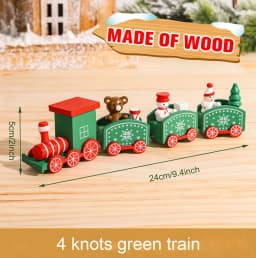 Christmas Train Merry Christmas Decorations For Home 2024 Cristmas Ornament Xmas Navidad Noel Gifts Happy New Year 2025 Gifts