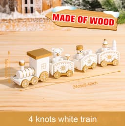Christmas Train Merry Christmas Decorations For Home 2024 Cristmas Ornament Xmas Navidad Noel Gifts Happy New Year 2025 Gifts
