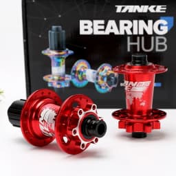 TANKE 120 Click Hub 6 Bearing MTB Mountain Bike Hub Front Rear Thru HG 28 32 36 Holes Disc Brake Bicycle Hubs 8 9 10 11 12 Speed