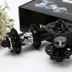 TANKE 120 Click Hub 6 Bearing MTB Mountain Bike Hub Front Rear Thru HG 28 32 36 Holes Disc Brake Bicycle Hubs 8 9 10 11 12 Speed