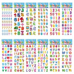 5 Sheets Kids Stickers Puffy Stickers for Children Birthday Christmas New Year Gift for Girl Boy Scrapbooking Cartoon Stickers