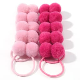 10Pcs/lot Grosgrain Ribbon Pigtail Hair Bows Elastic Hair Ties Hair Bands Holders Girls Baby Hair Accessories for Baby Infants