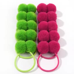 10Pcs/lot Grosgrain Ribbon Pigtail Hair Bows Elastic Hair Ties Hair Bands Holders Girls Baby Hair Accessories for Baby Infants