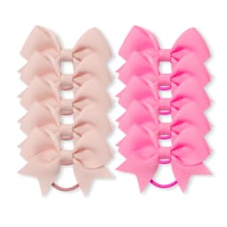10Pcs/lot Grosgrain Ribbon Pigtail Hair Bows Elastic Hair Ties Hair Bands Holders Girls Baby Hair Accessories for Baby Infants
