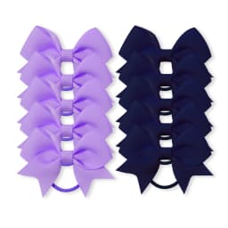10Pcs/lot Grosgrain Ribbon Pigtail Hair Bows Elastic Hair Ties Hair Bands Holders Girls Baby Hair Accessories for Baby Infants