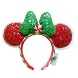 2023 Disney Mickey Ears Headband Firework Headband with Jack Pumpkin King Cosplay Hairband Disneyland Letter Headband Gift