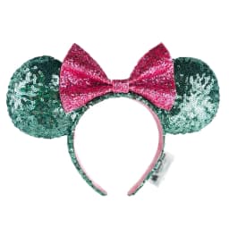2023 Disney Mickey Ears Headband Firework Headband with Jack Pumpkin King Cosplay Hairband Disneyland Letter Headband Gift