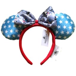 2023 Disney Mickey Ears Headband Firework Headband with Jack Pumpkin King Cosplay Hairband Disneyland Letter Headband Gift