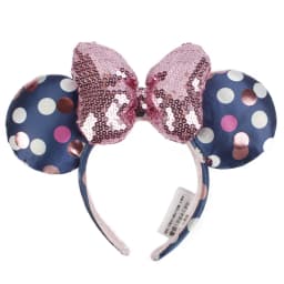 2023 Disney Mickey Ears Headband Firework Headband with Jack Pumpkin King Cosplay Hairband Disneyland Letter Headband Gift