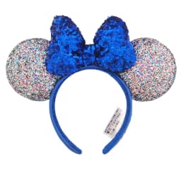 2023 Disney Mickey Ears Headband Firework Headband with Jack Pumpkin King Cosplay Hairband Disneyland Letter Headband Gift