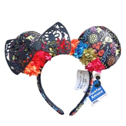 2023 Disney Mickey Ears Headband Firework Headband with Jack Pumpkin King Cosplay Hairband Disneyland Letter Headband Gift