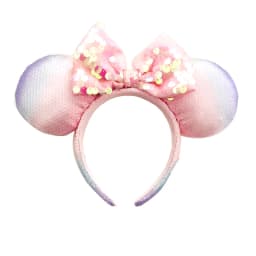2023 Disney Mickey Ears Headband Firework Headband with Jack Pumpkin King Cosplay Hairband Disneyland Letter Headband Gift