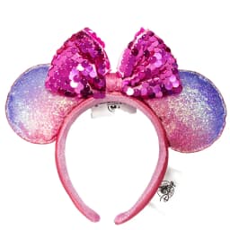 2023 Disney Mickey Ears Headband Firework Headband with Jack Pumpkin King Cosplay Hairband Disneyland Letter Headband Gift