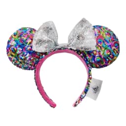2023 Disney Mickey Ears Headband Firework Headband with Jack Pumpkin King Cosplay Hairband Disneyland Letter Headband Gift