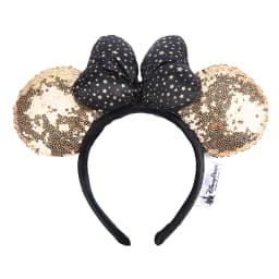 2023 Disney Mickey Ears Headband Firework Headband with Jack Pumpkin King Cosplay Hairband Disneyland Letter Headband Gift