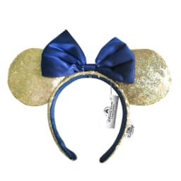 2023 Disney Mickey Ears Headband Firework Headband with Jack Pumpkin King Cosplay Hairband Disneyland Letter Headband Gift