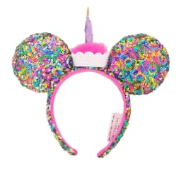 2023 Disney Mickey Ears Headband Firework Headband with Jack Pumpkin King Cosplay Hairband Disneyland Letter Headband Gift