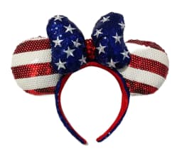 2023 Disney Mickey Ears Headband Firework Headband with Jack Pumpkin King Cosplay Hairband Disneyland Letter Headband Gift