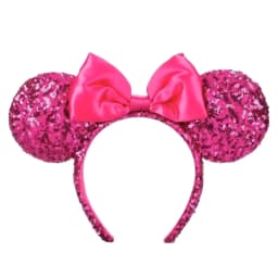 2023 Disney Mickey Ears Headband Firework Headband with Jack Pumpkin King Cosplay Hairband Disneyland Letter Headband Gift