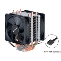 Cpu Cooler X99 4pin 90mm Radiator IWONGOU 4 Heatpipes Computer 4pin Cooling CPU Fans RGB for Intel Lga 2011/1366/1700/AMD/am4