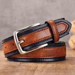 New Men's Belt Fashion Casual Strap Male Jeans Designer Trouser Belts Pu Genuine Leather Luxury Brand Pin Buckle