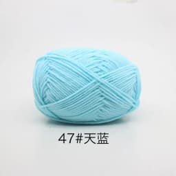 40-50g/Set 4ply Milk Cotton Knitting Wool Yarn Needlework Dyed Lanas For Crochet Craft Sweater Hat Dolls At Low Price