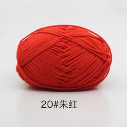 40-50g/Set 4ply Milk Cotton Knitting Wool Yarn Needlework Dyed Lanas For Crochet Craft Sweater Hat Dolls At Low Price