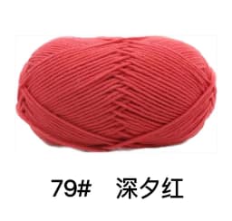 40-50g/Set 4ply Milk Cotton Knitting Wool Yarn Needlework Dyed Lanas For Crochet Craft Sweater Hat Dolls At Low Price