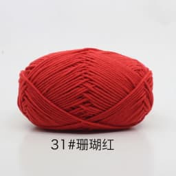 40-50g/Set 4ply Milk Cotton Knitting Wool Yarn Needlework Dyed Lanas For Crochet Craft Sweater Hat Dolls At Low Price