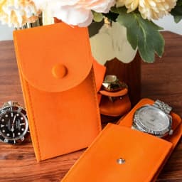 YIBIDUN Brand New Watch Storage Bag Portable Watch Bag Travel Watch Box Storage Box Green/Brown/Green