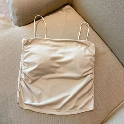 Summer Ice Silk Camisole Women's Chest Pad Anti-light Bottoming Beautiful Back Underwear Short Top Can Be Worn Outside Wholesale