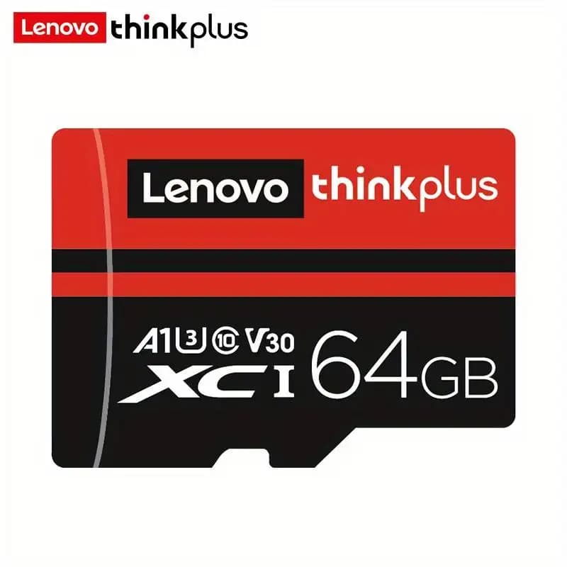 Lenovo ThinkPlus Mini SD Card Class 10 TF Flash Card 256GB 128GB 64GB 32GB Red & Black Memory Card For Mobile Phone PC Speaker H