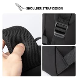 Men's Backpack Oxford Waterproof 14 inch Laptop Unisex Casual Mochila Sports Travel Zipper Lightweight Rucksacks
