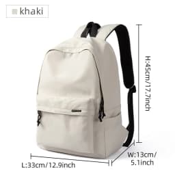 Men's Backpack Oxford Waterproof 14 inch Laptop Unisex Casual Mochila Sports Travel Zipper Lightweight Rucksacks